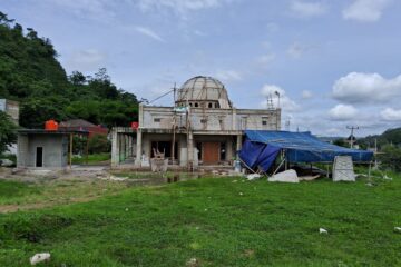 kubah masjid almuhajirin bumi cempaka asri